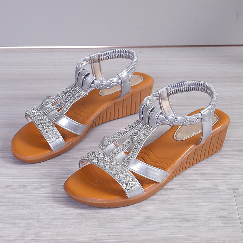 Bohemian wedge sandalen | Bella